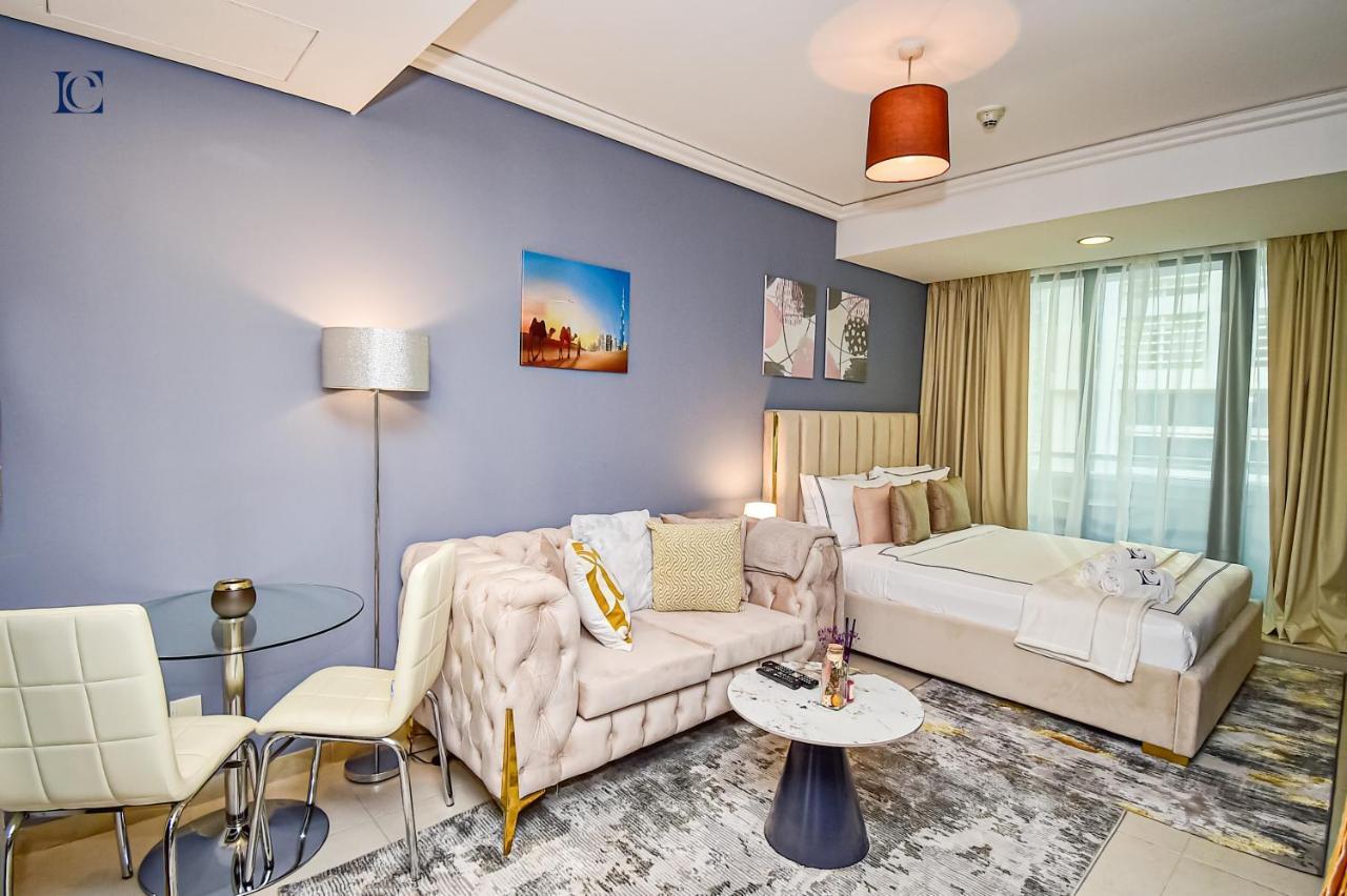 Luxury Escapes - Modern Studio Apt - Metro, Beach & Mall Mins Away Дубай Екстериор снимка