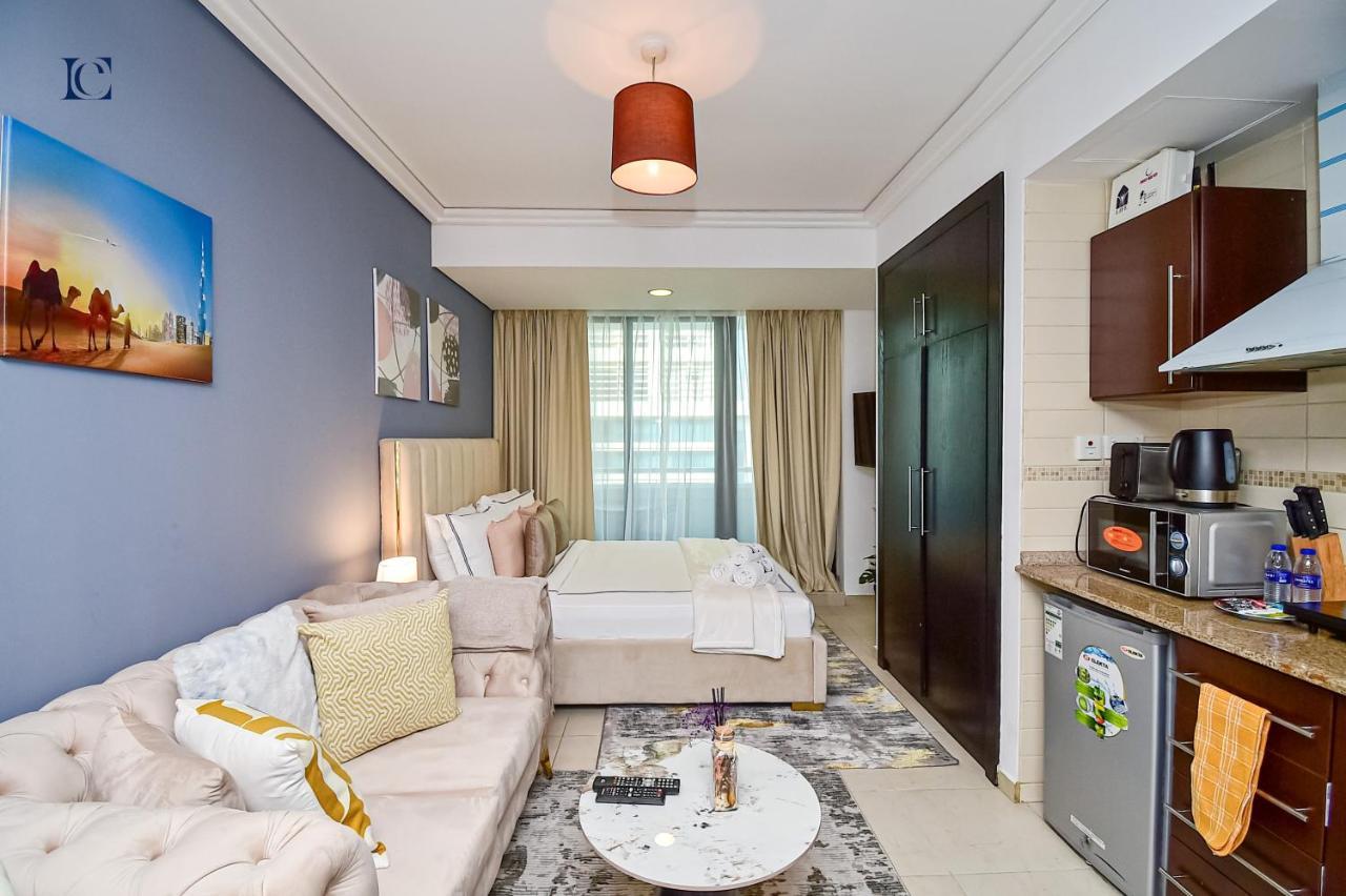 Luxury Escapes - Modern Studio Apt - Metro, Beach & Mall Mins Away Дубай Екстериор снимка