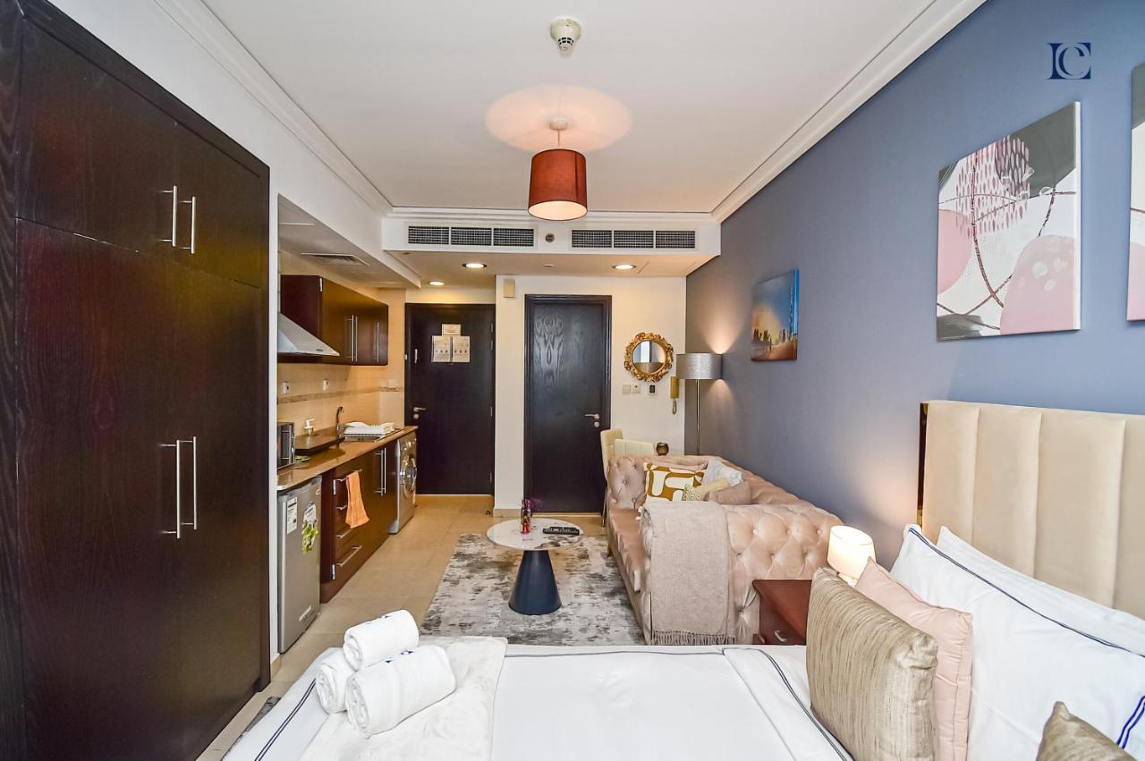 Luxury Escapes - Modern Studio Apt - Metro, Beach & Mall Mins Away Дубай Екстериор снимка