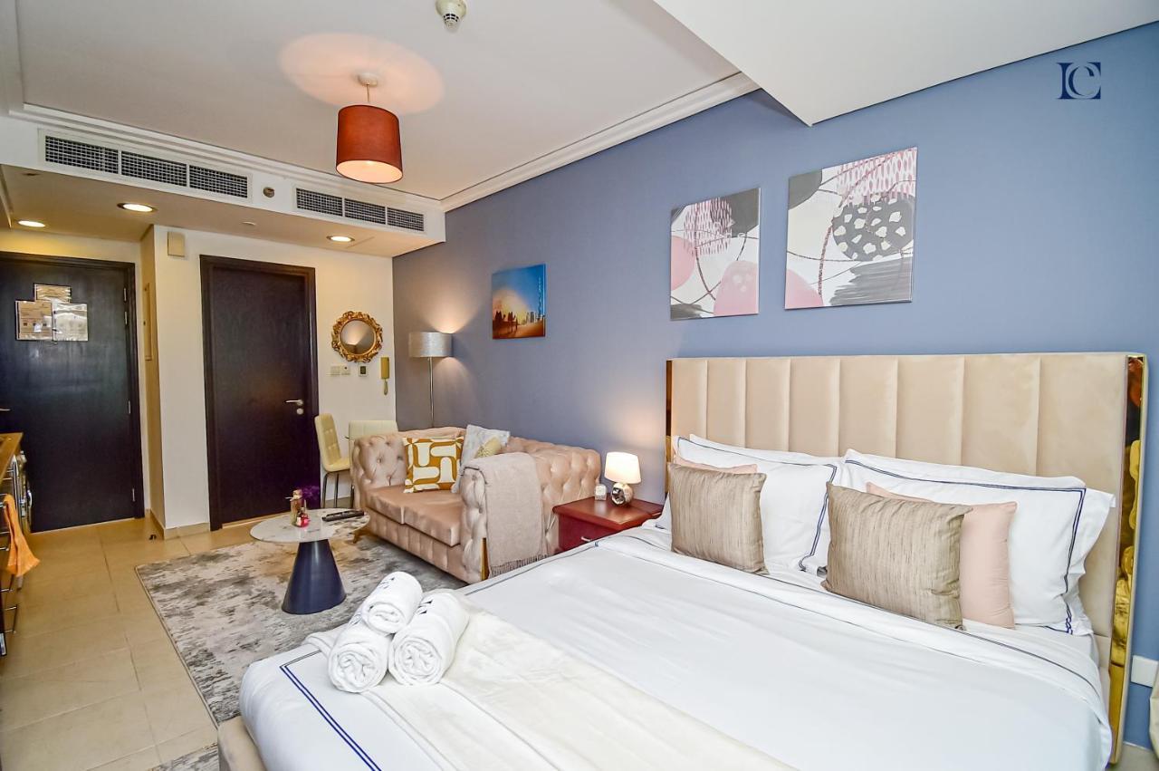 Luxury Escapes - Modern Studio Apt - Metro, Beach & Mall Mins Away Дубай Екстериор снимка
