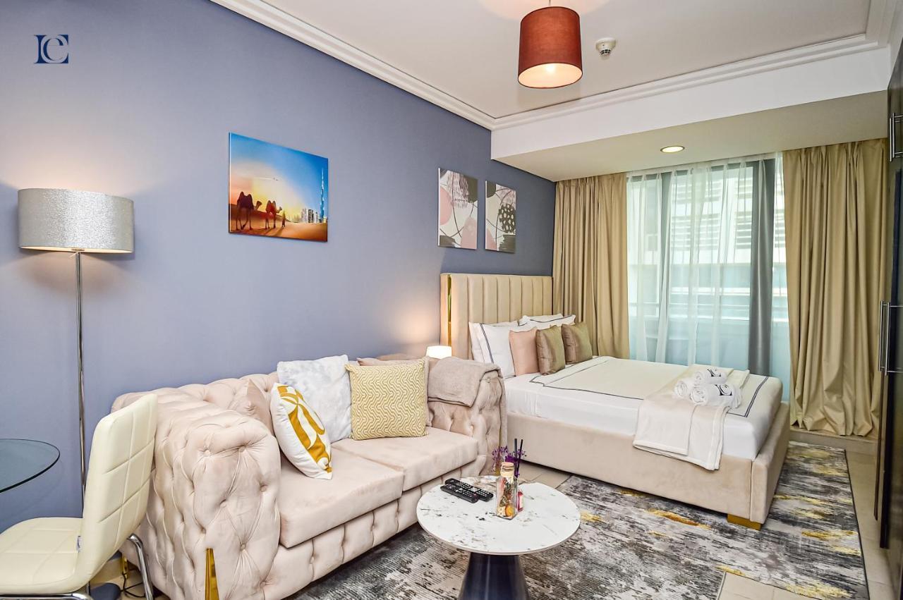 Luxury Escapes - Modern Studio Apt - Metro, Beach & Mall Mins Away Дубай Екстериор снимка